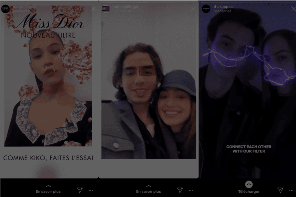 Créer filtre Instagram pour les marques